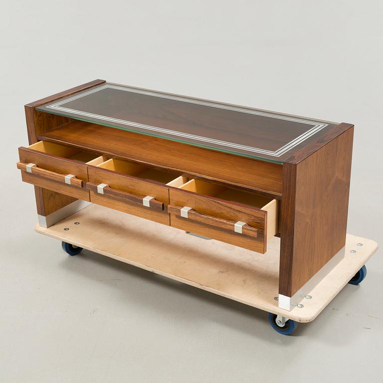 A 1960/70s hall bureau with mirror from Sweden.
