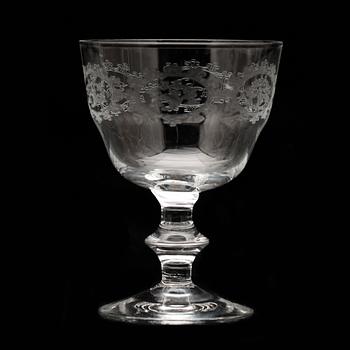 GLASSERVIS, 72 delar, Kosta Boda, 1900-tal.