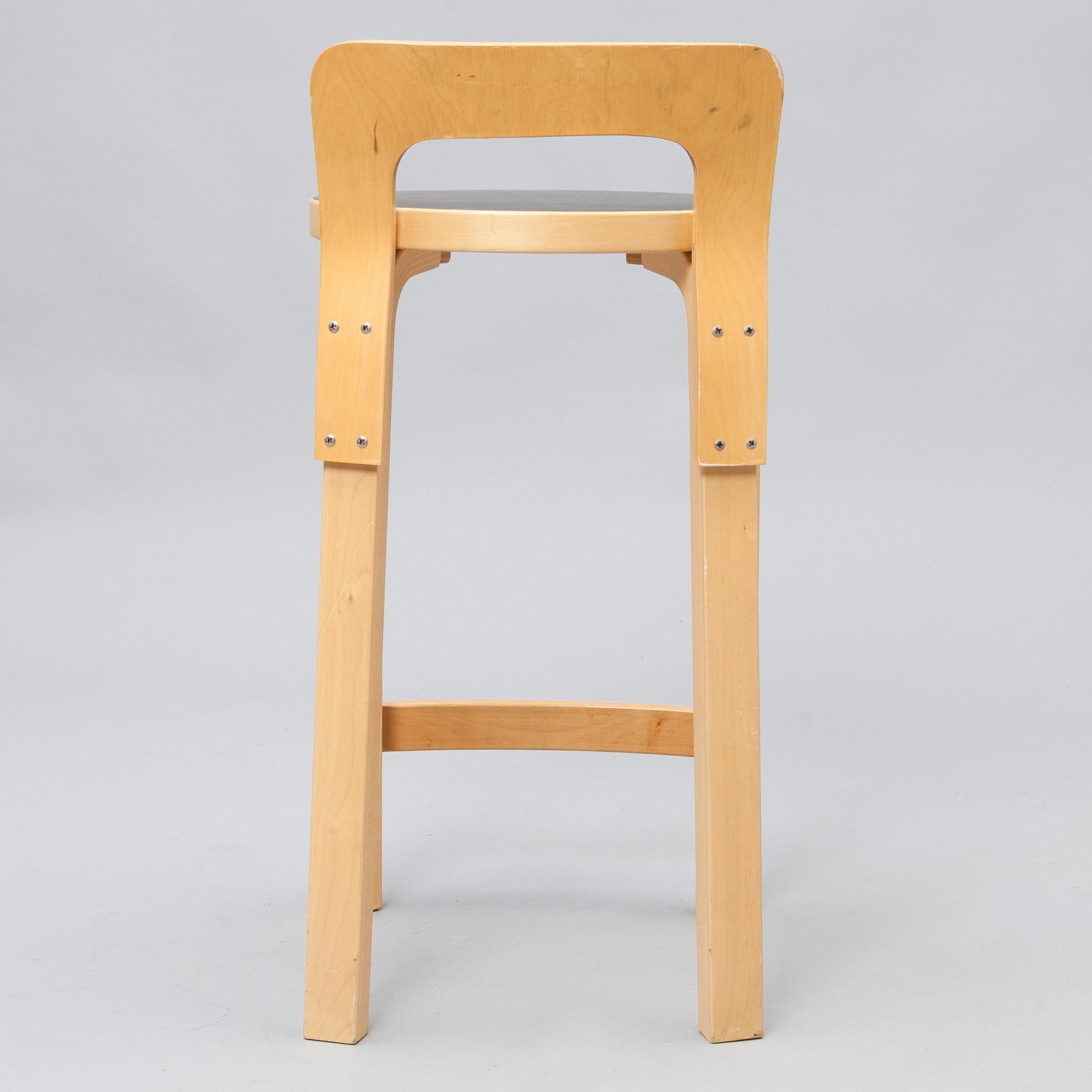 BARSTOL, modell K65, Alvar Aalto, Artek, 1900-talets slut.
