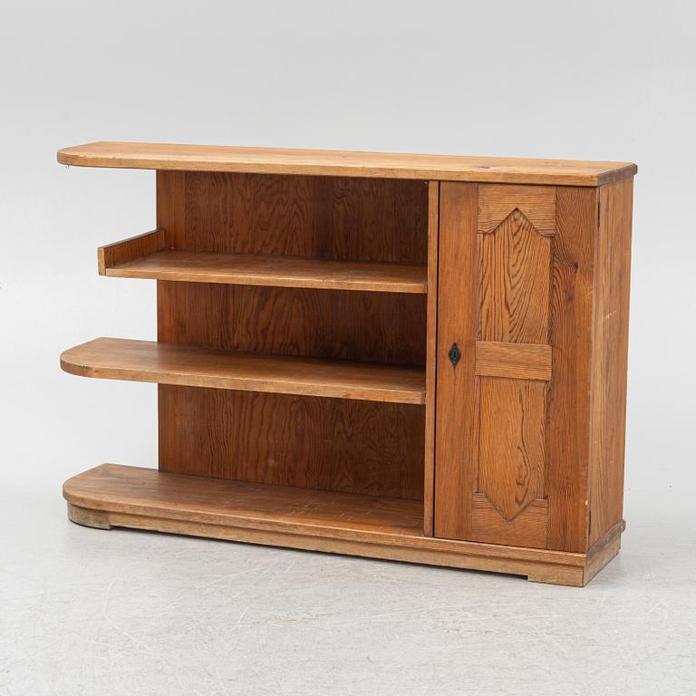 A pine 'Lovö' bookcase with cabinet, Nordiska Kompaniet, Sweden 1930's/40's.