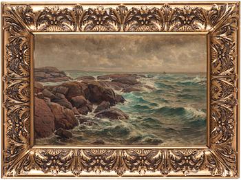 664. Berndt Lindholm, Seascape from Särö Nordanskog.