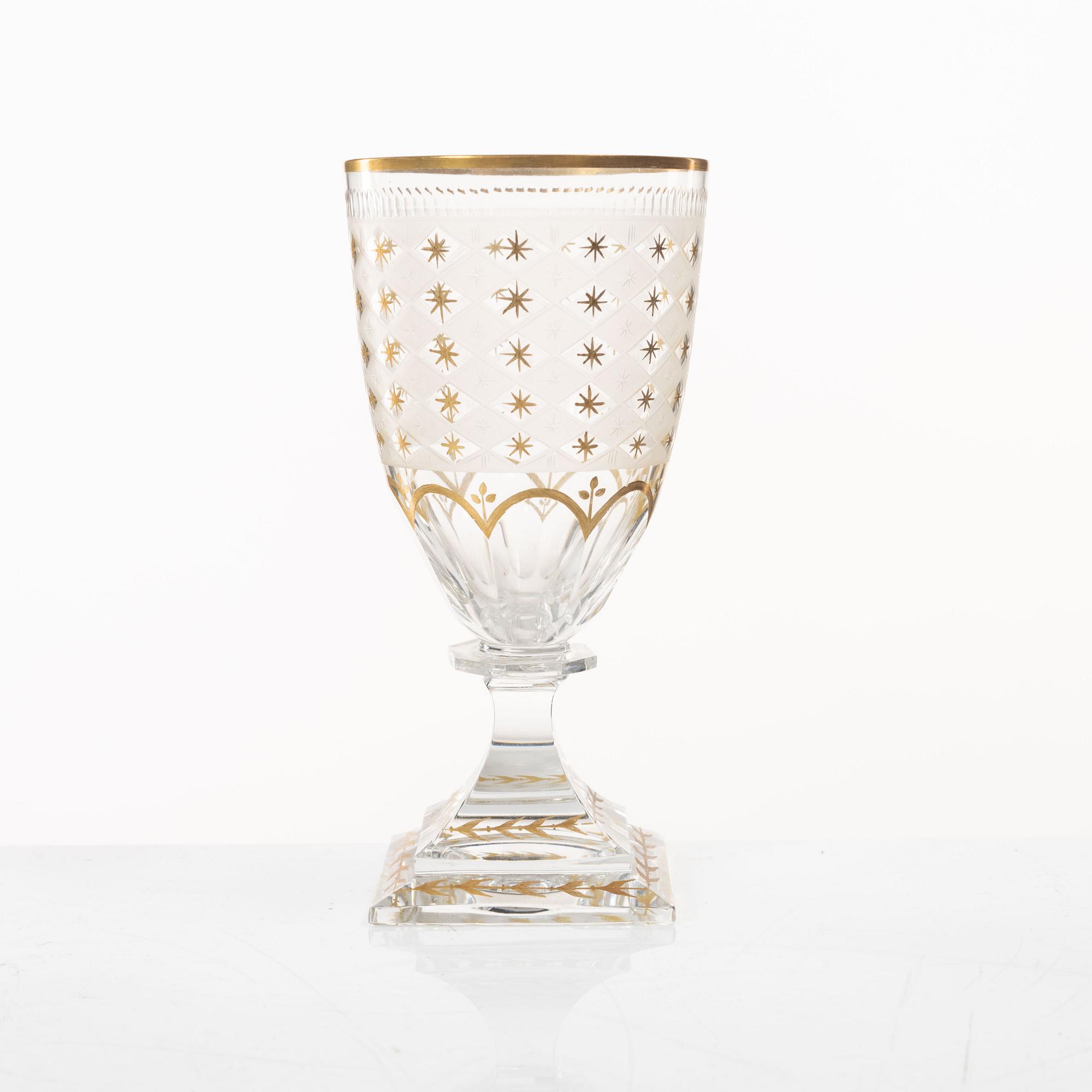 A 9-piece 'Odelberg' glass service, Kosta.
