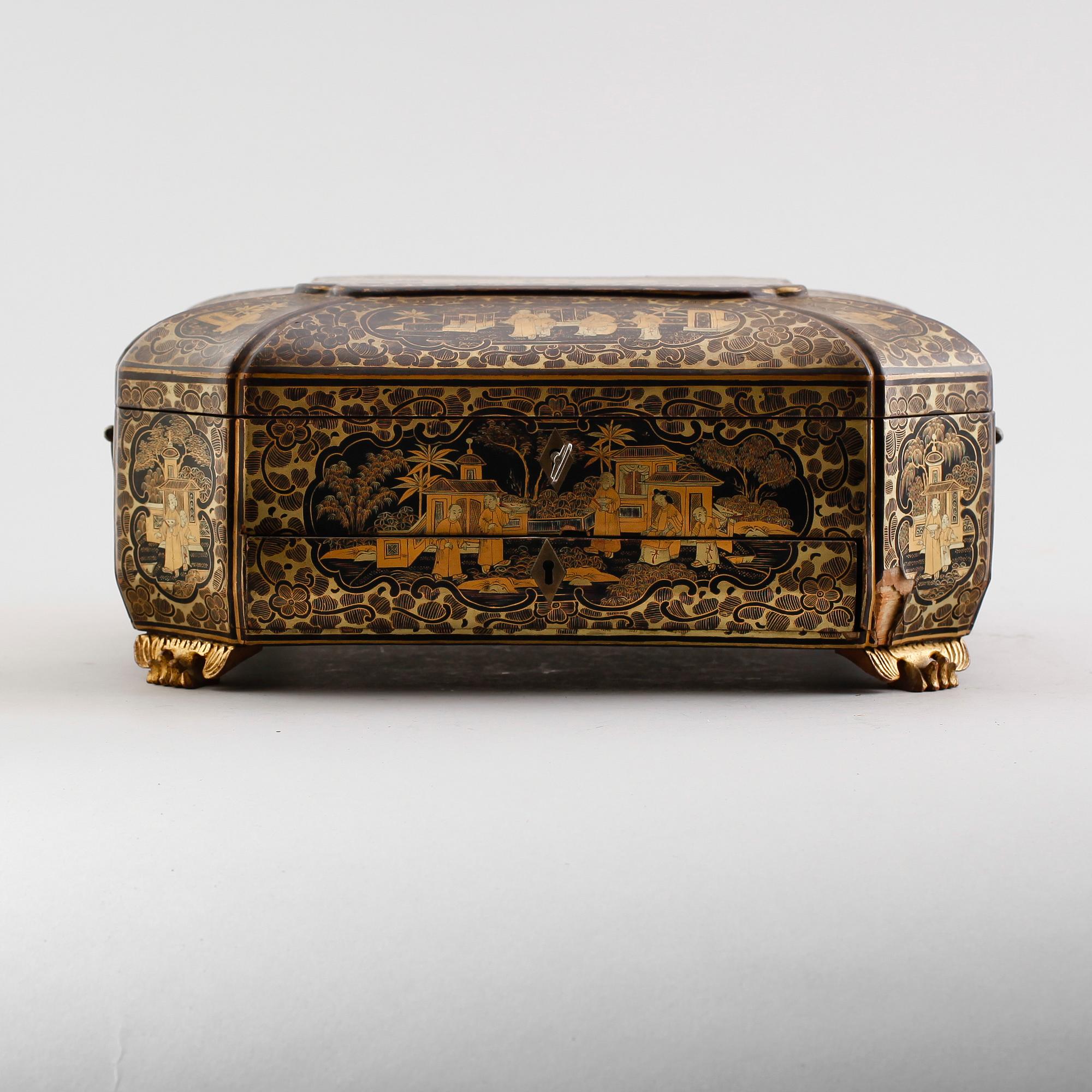 SYSKRIN, lackarbete, Kina, 1800-tal.