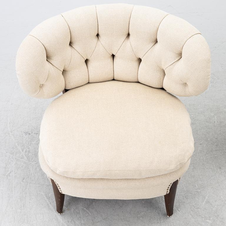 Otto Schulz, fåtöljer, ett par, Jio Möbler, 1900-talets andra hälft.