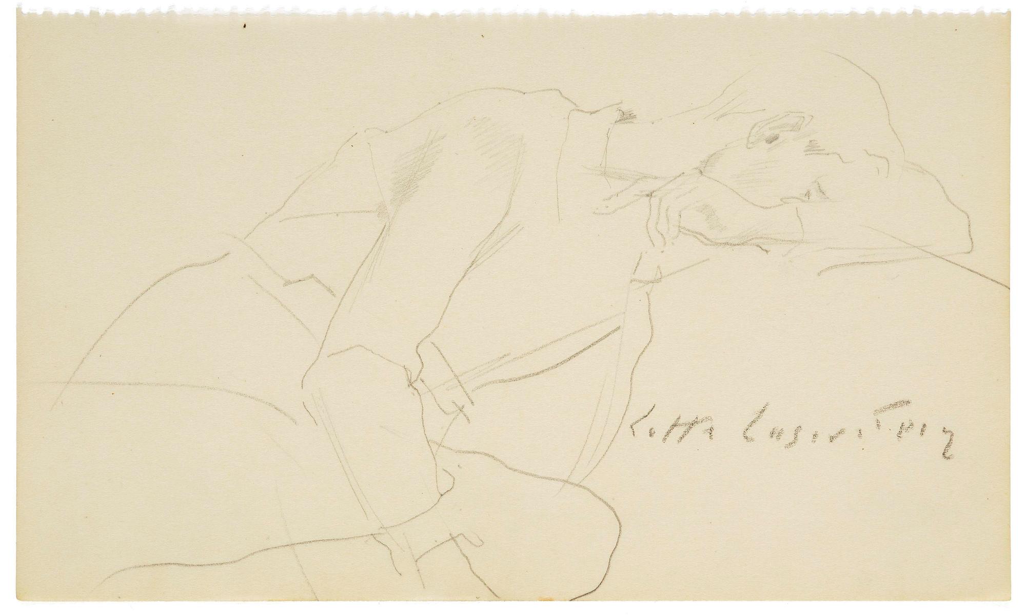 Lotte Laserstein, Resting Traute.