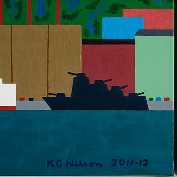 KG Nilson, oil on canvcas, signed KG Nilson adn dated 2011-12.