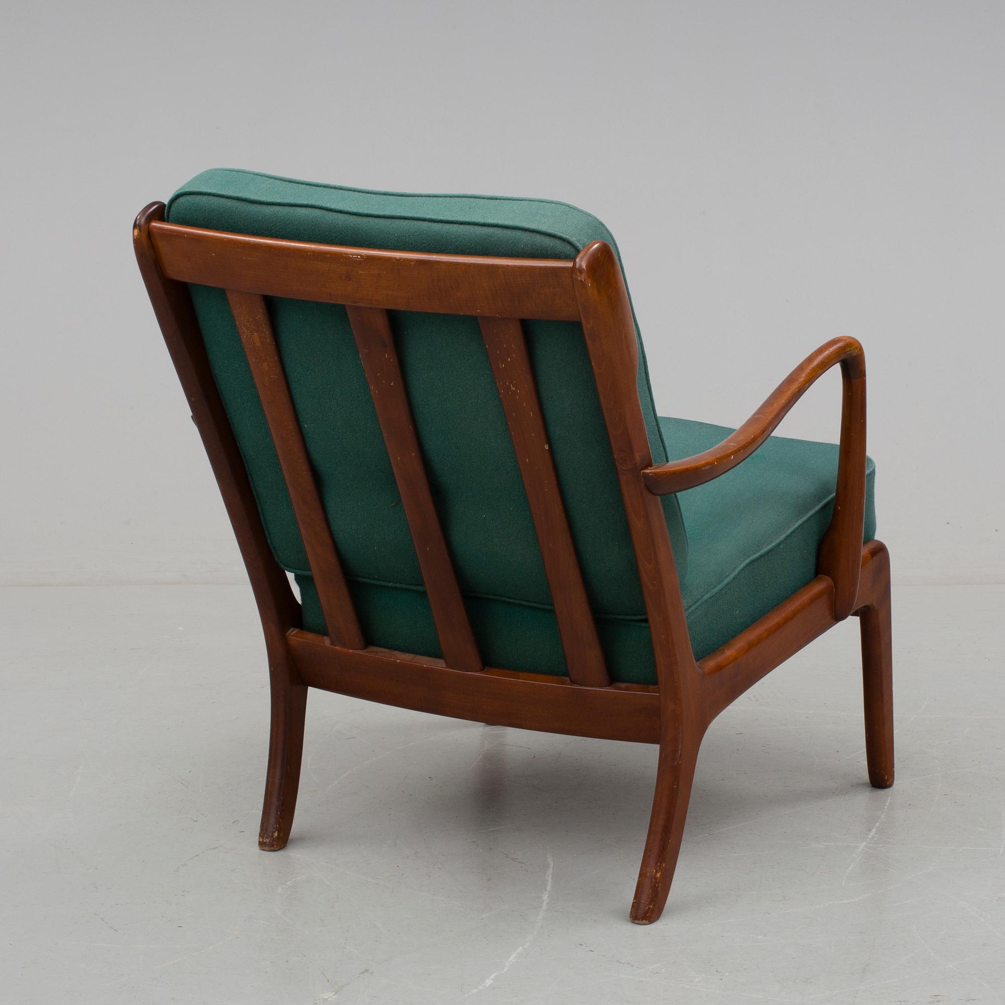 FÅTÖLJ, Grete Jalk för France Daverkosen, Danmark, 1960-tal.