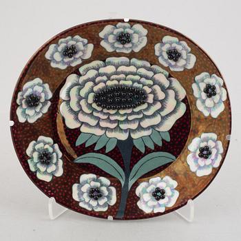 Birger Kaipiainen, a 'Fiori' porcelain dish, Arabia, Finland 1983.