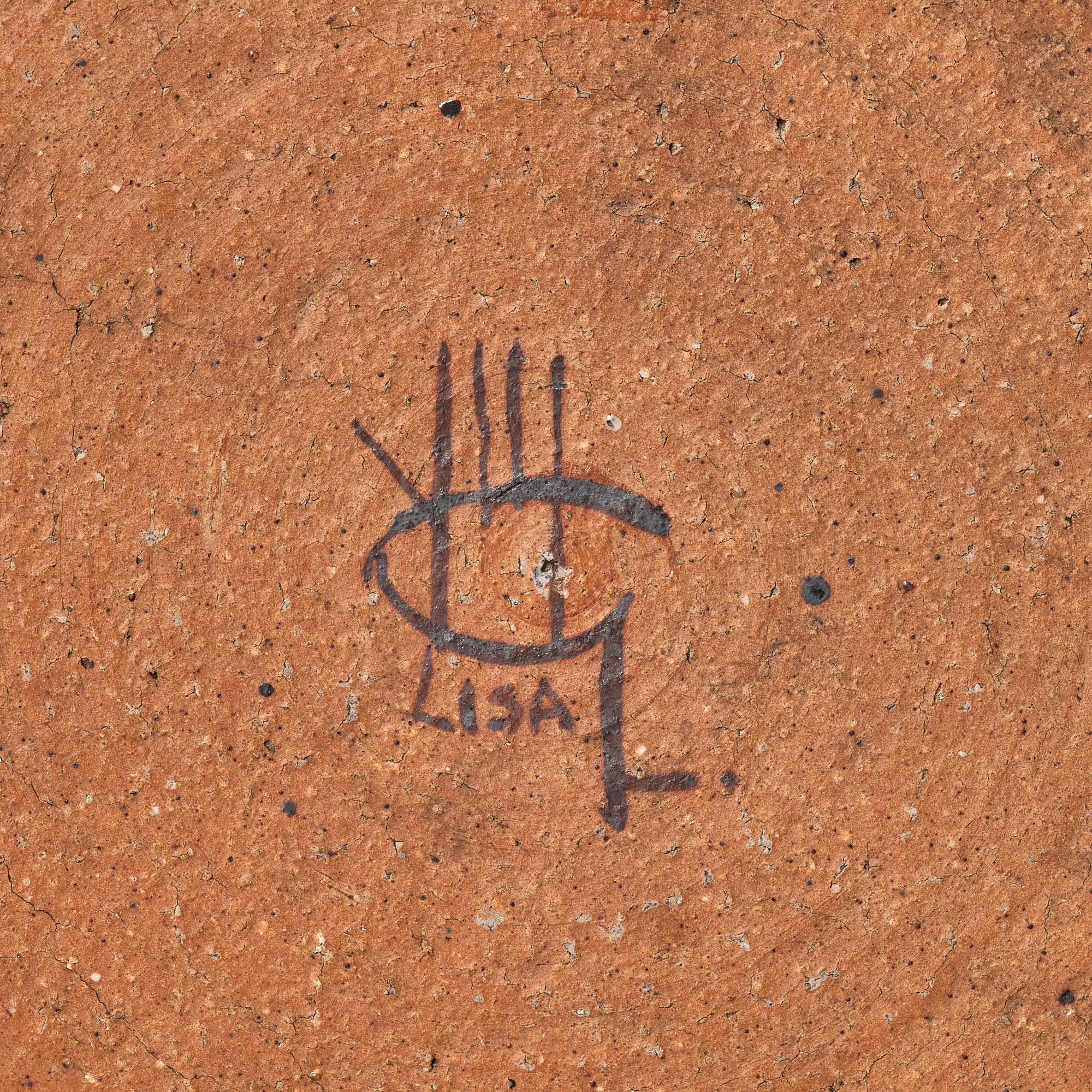 Lisa Larson, golvurna, chamotterat stengods, Gustavsberg studio, sannolikt 1960-tal.