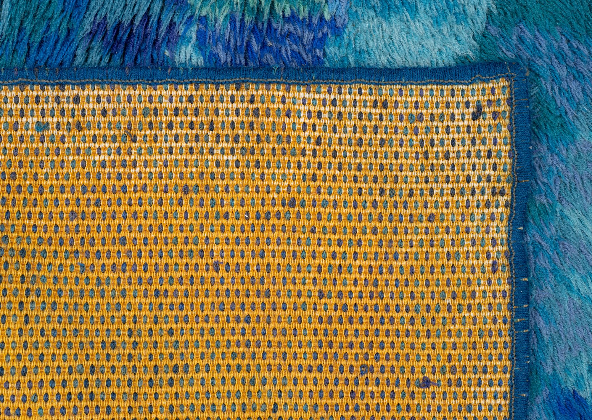 Marjatta Metsovaara, ryarug, "Simpukka", approx. 167 x 134 cm.