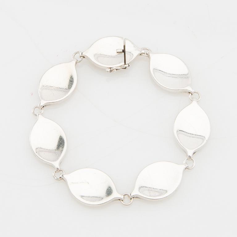 Georg Jensen, Bracelet model no. 171, sterling silver, Denmark.