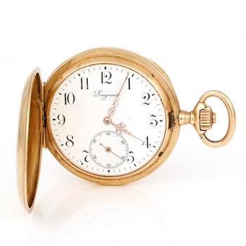 FICKUR, 18K guld, Longines, vikt ca 98g.