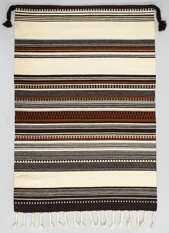 Elsa Montell-Saanio, a Raanu textile 'A bear’s hibernation' from Lapland. Ca 140 x 97 cm.