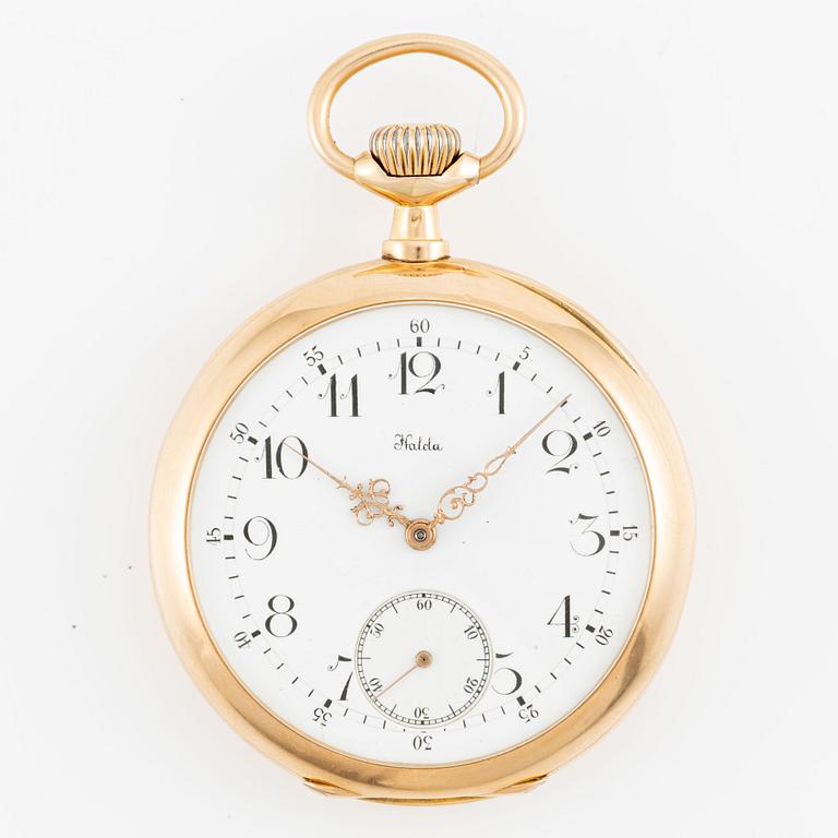 Halda, pocket watch, 50 mm.