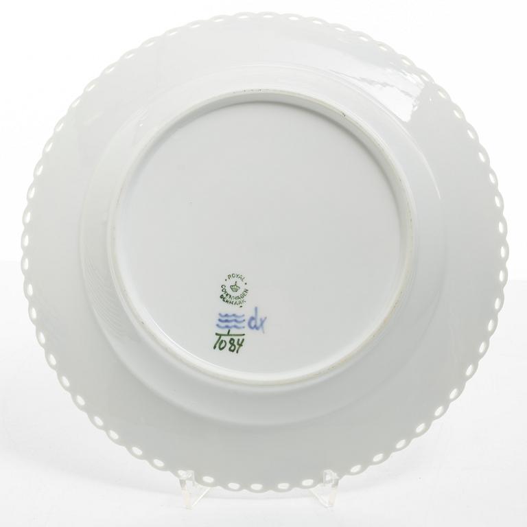 Royal Copenhagen, 14 'Blue Fluted Full Lace' tableware pieces, Denmark, 1960-73.