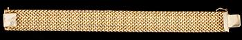 ARMBAND, 14K guld, Italien, importstämplar Faber Art. Vikt 40,7 g.