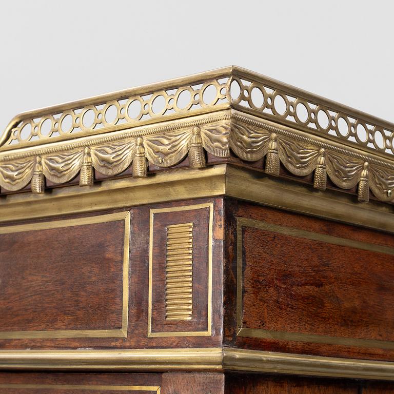 A presumably Russian  Jacob-style bonheur du jour, late 19th century.