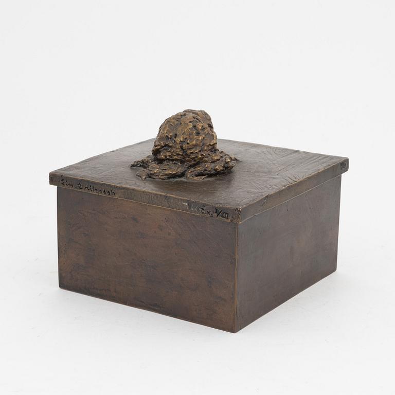 Liss Eriksson, a bronze box, signed and numbered I/III.