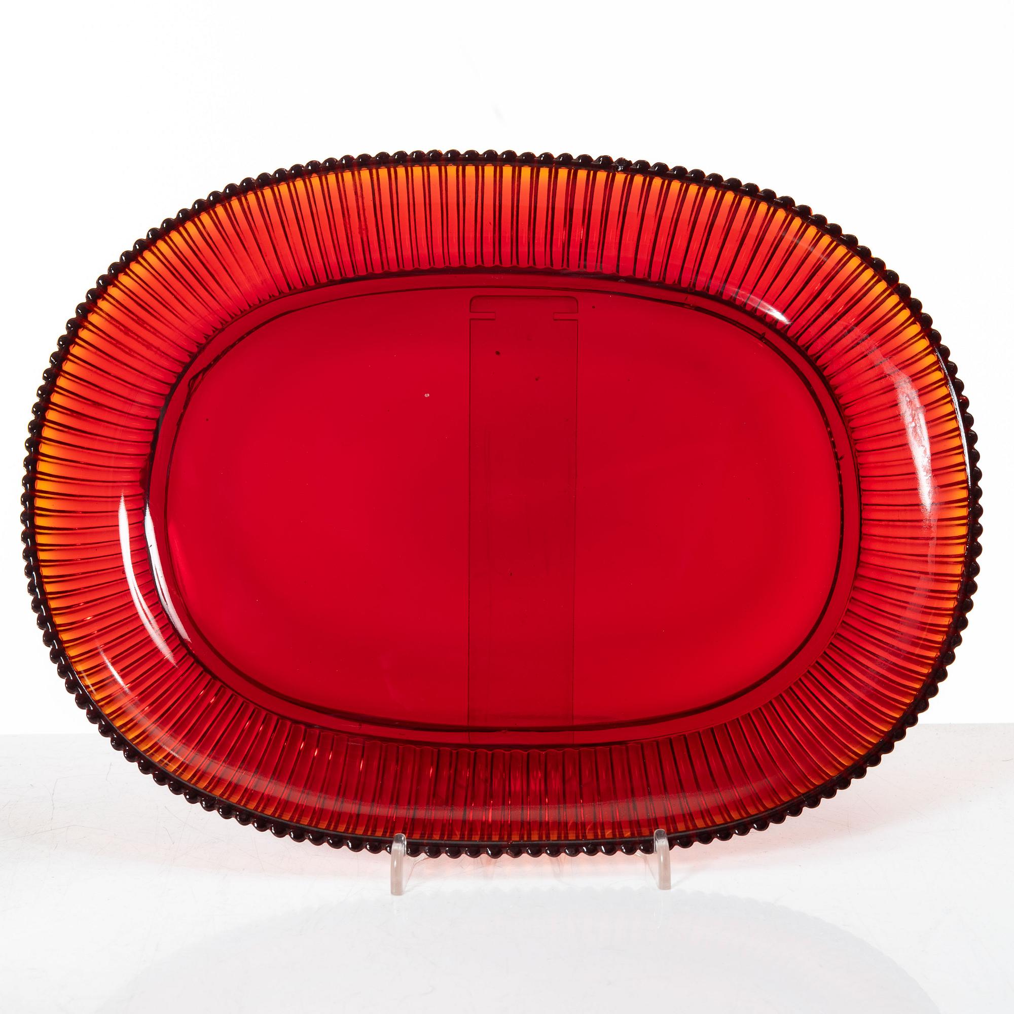 Arthur Percy, a 'Swedish Modern' glass service, "Reffla", Gullaskruf, the model designed in 1952 (110 pieces).