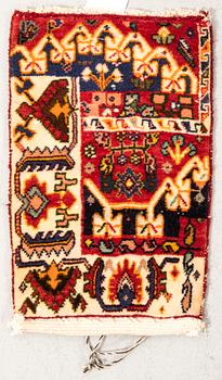 Carpet Kashgai shiraz old 39x26 cm.