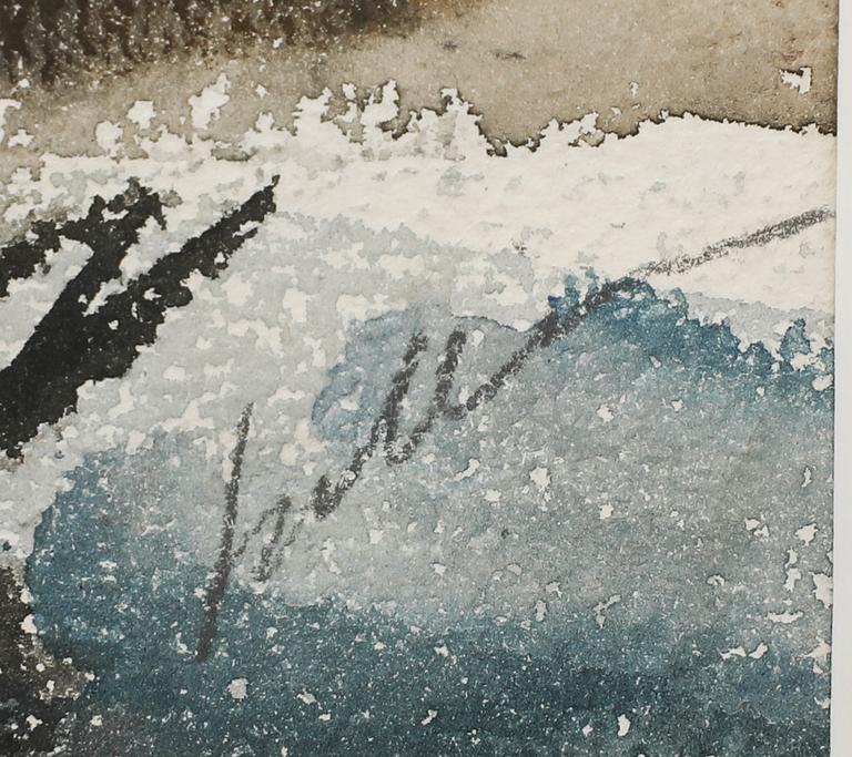 Tyko Sallinen, watercolour, signed,