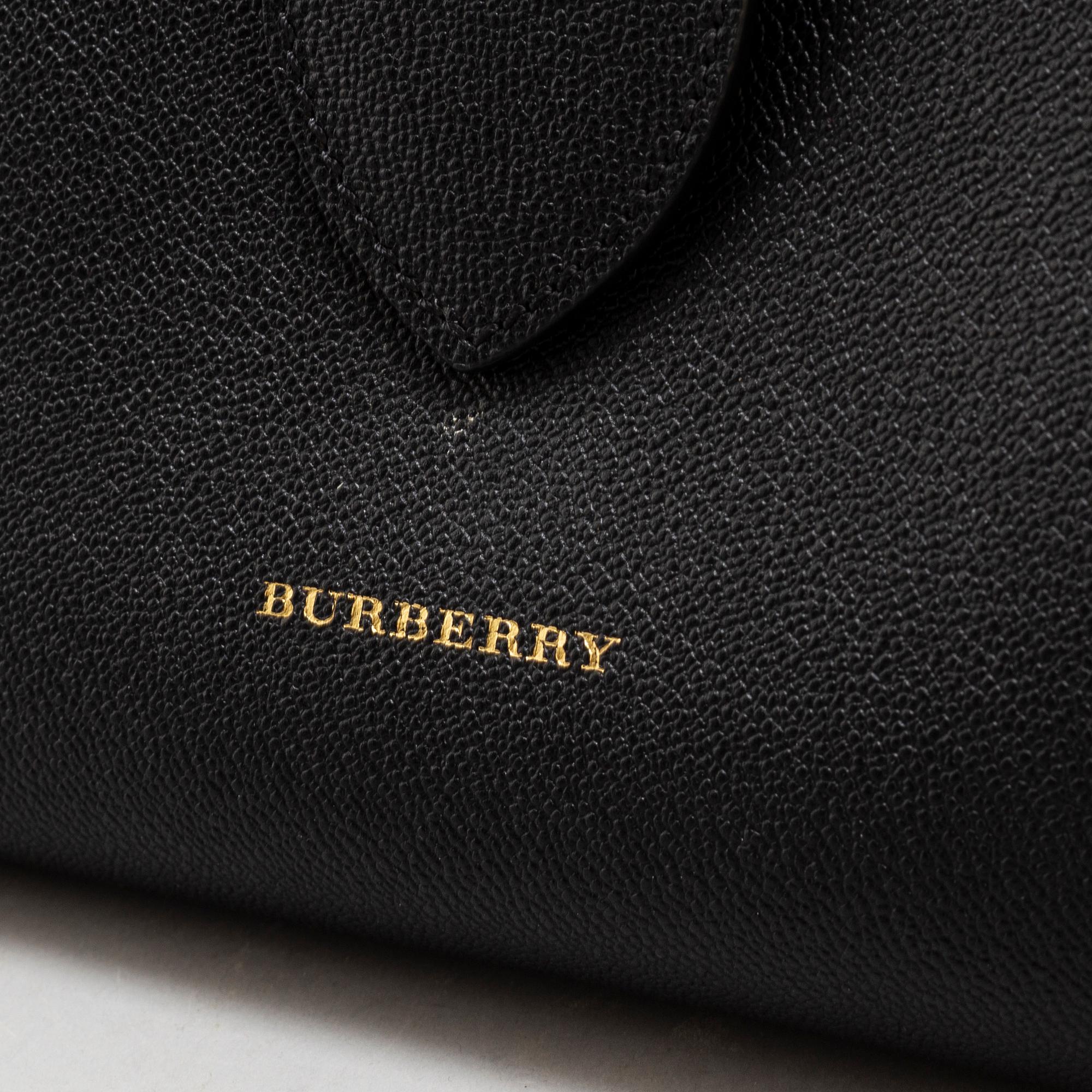 Burberry soft grain medium buckle tote online