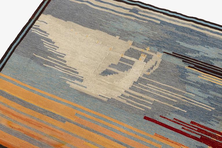 Pär Axel Olsson, a tapestry, 'Näckens Bröllop' ('The Wedding of the Water Sprite / Nixie') flat weave, c 270 x 166 cm, signed PAO 19K&L06.