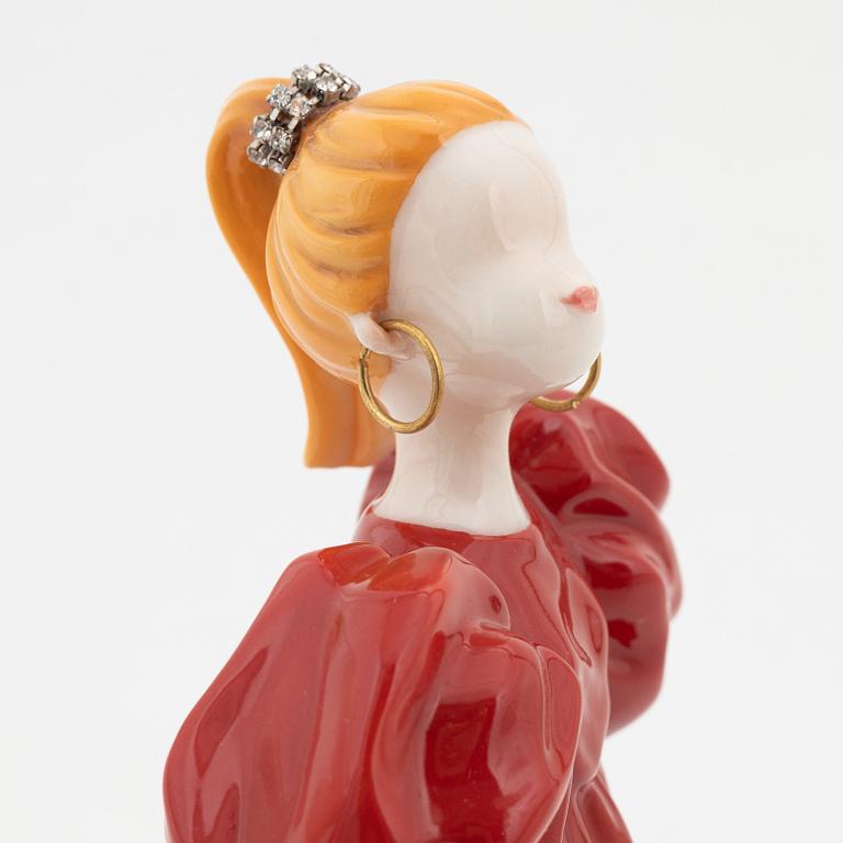 Lanvin, a porcelain figurine, 'Miss Lanvin 6', Franz, Limited Edition No. 029/800, 2007.