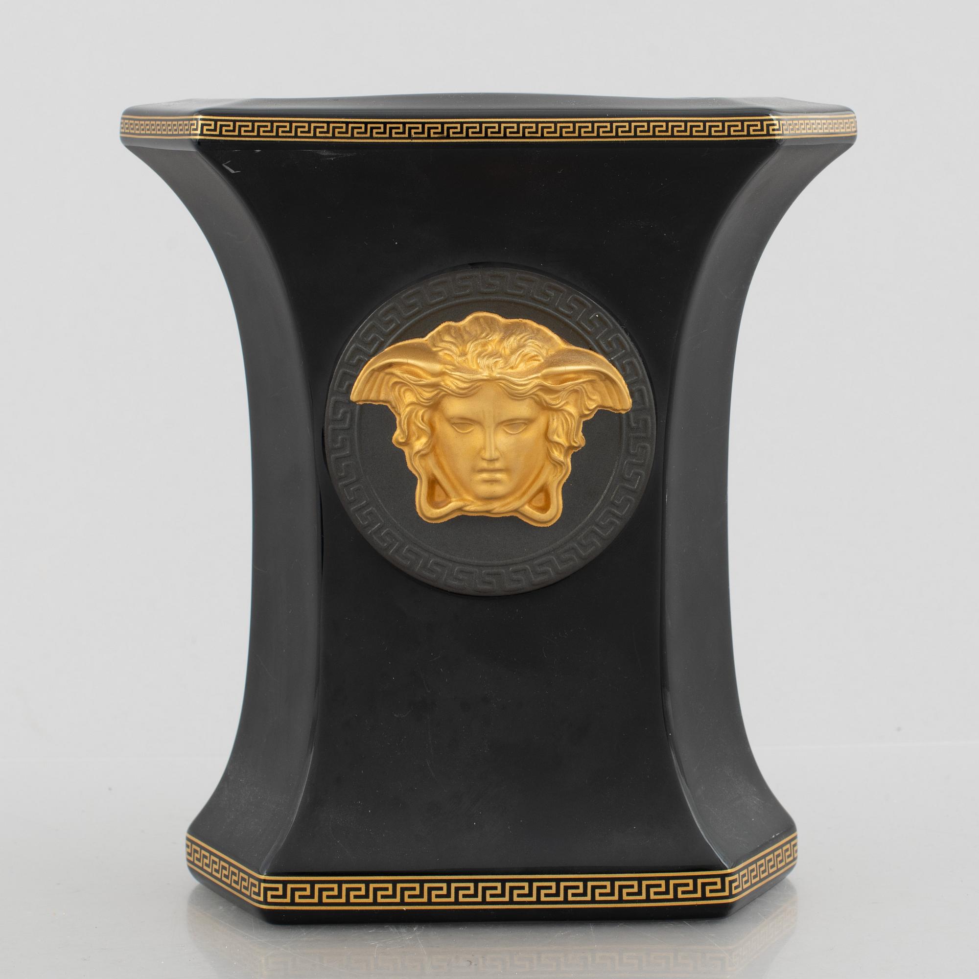 Versace, a 'Gorgona' porcelain vase, for Rosenthal.