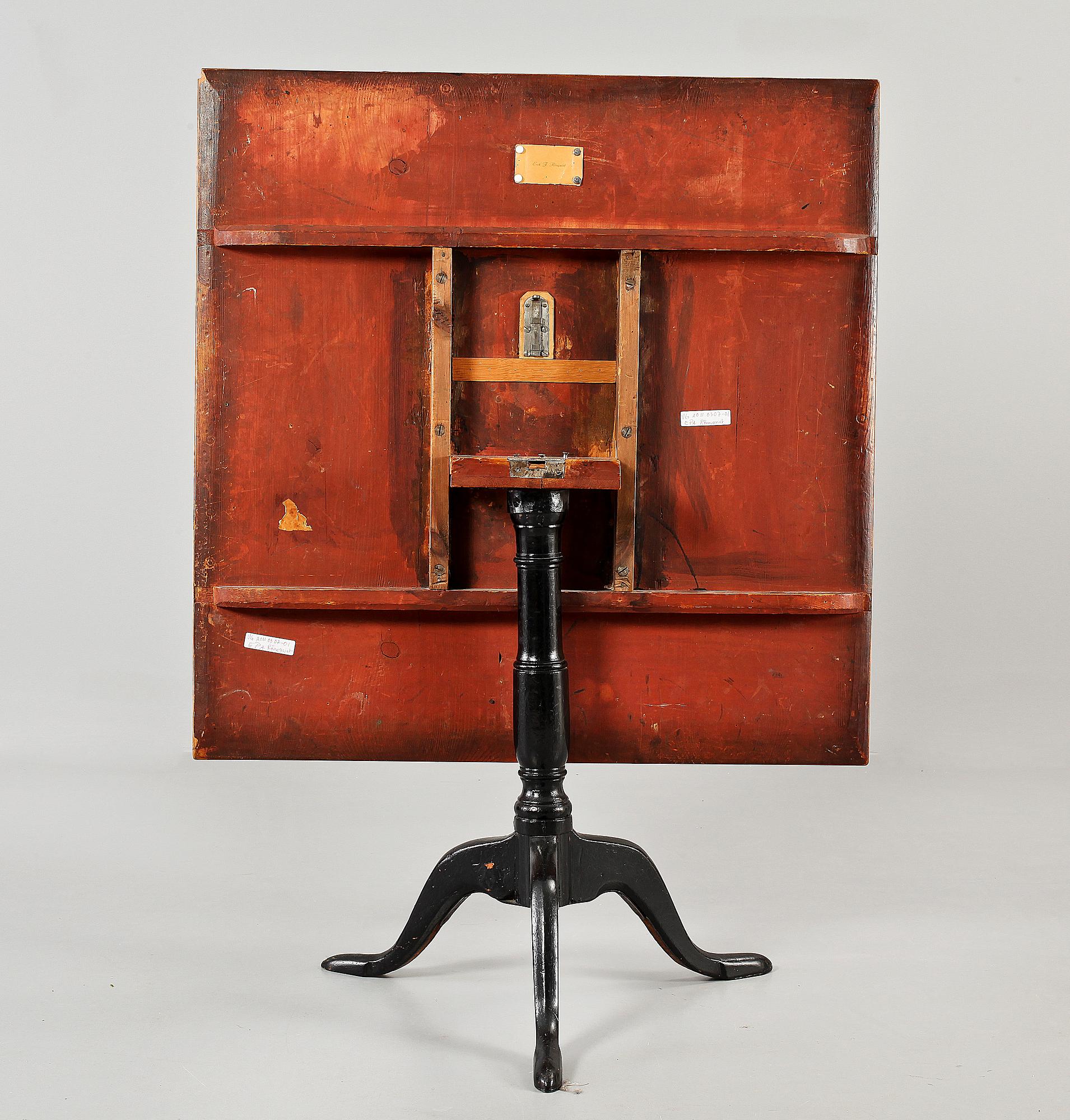 FÄLLBORD, 1800-tal.