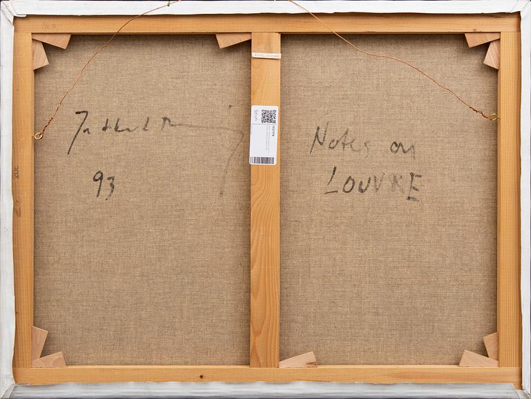 Jette L Ranning, oil on canvas, A verso signed, dated.