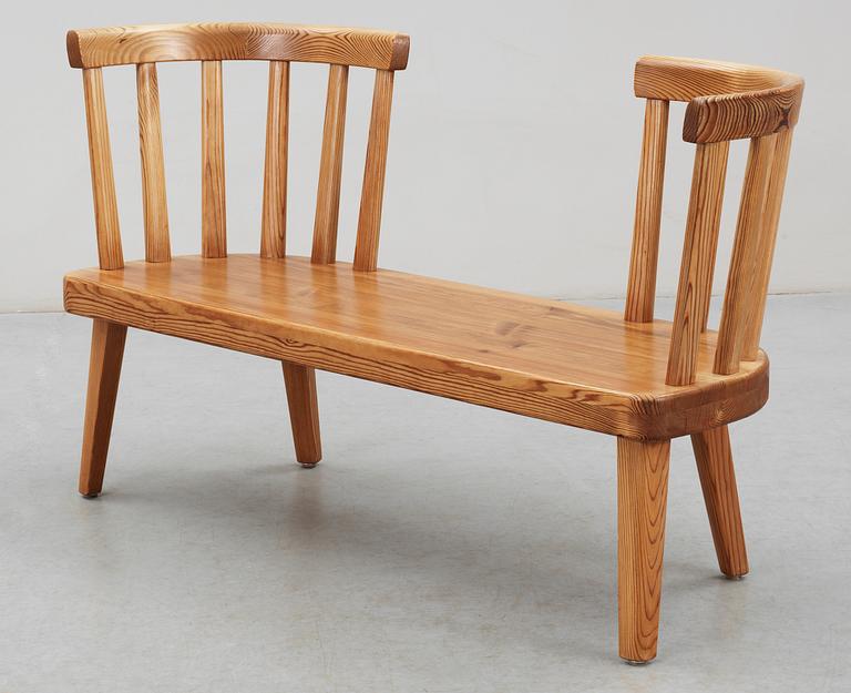 An Axel-Einar Hjorth Oregon pine sofa 'Utö' by NK, 1930's.