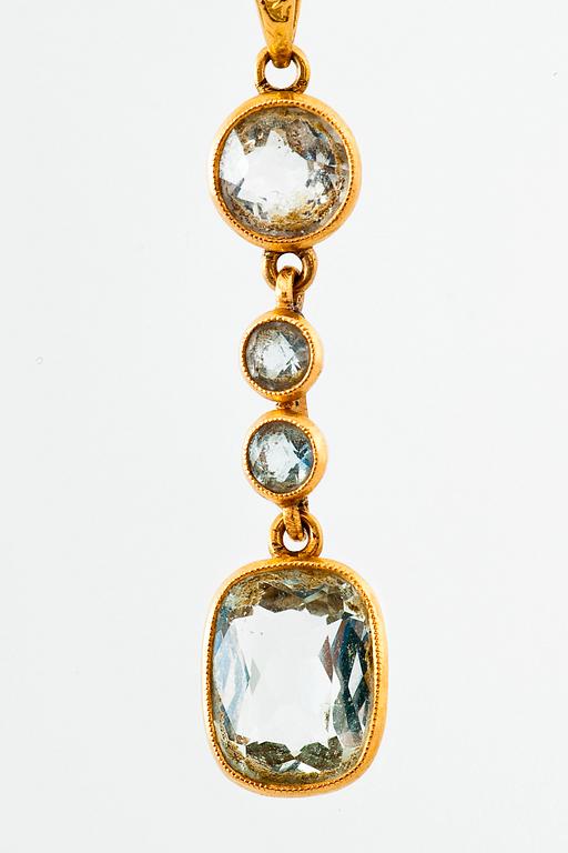 AQUAMARINE PENDANT.
