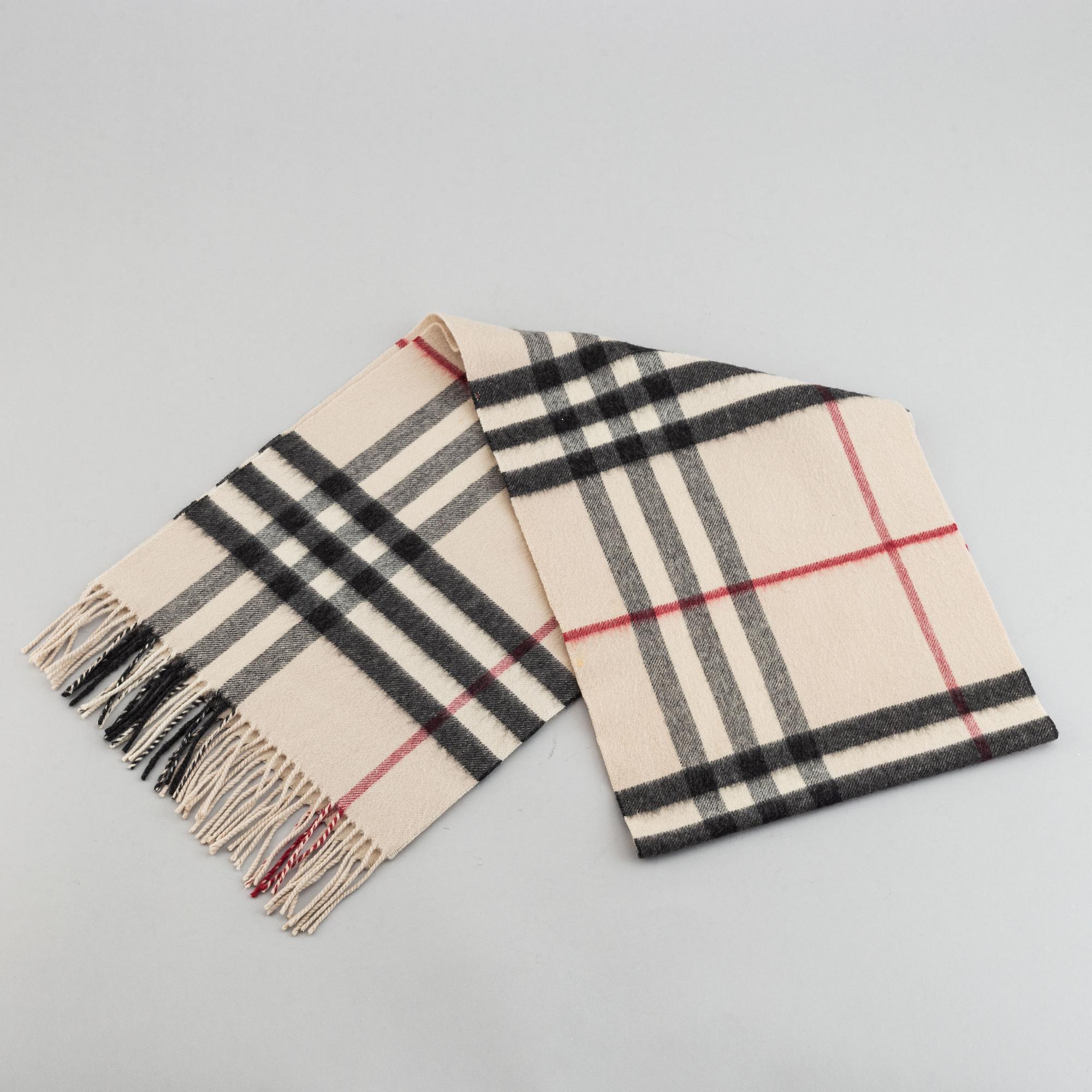 Burberry, a cashmere scarf.