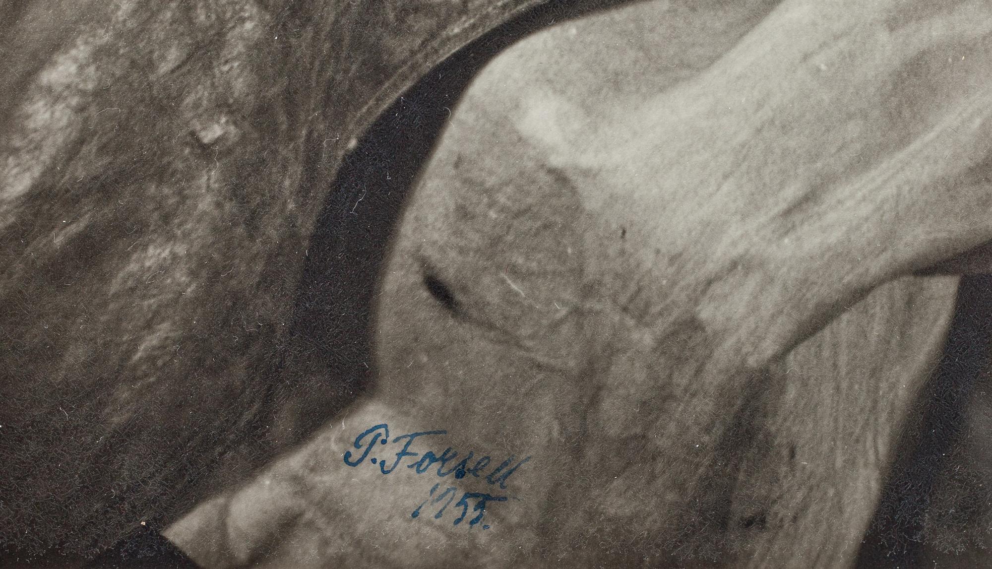 PER FORSELL, gelatinsilverfotografi, sign o dat- 1955.