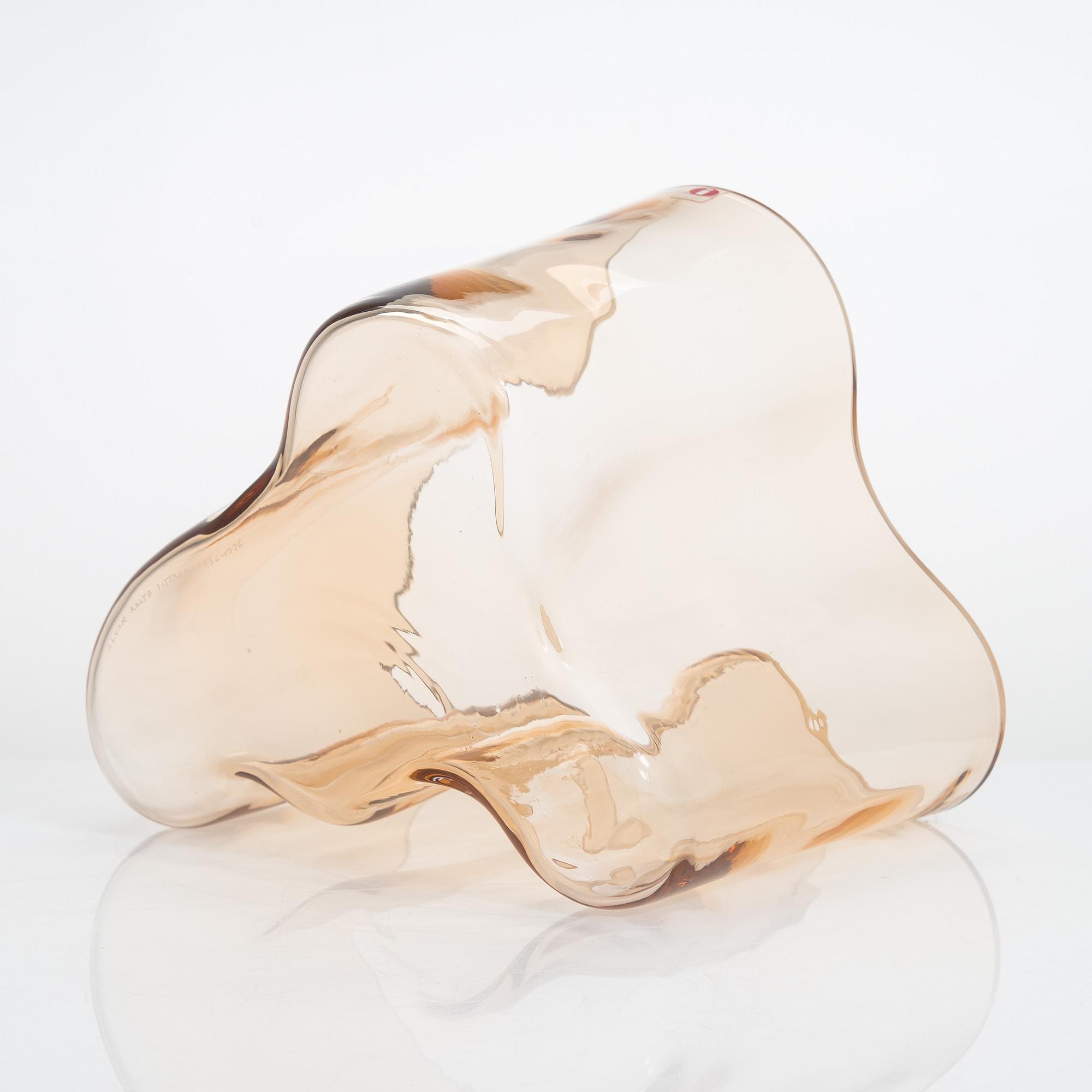 Alvar Aalto, a '3030' 60-year jubilee vase, signed Alvar Aalto Iittala 1936-1996.