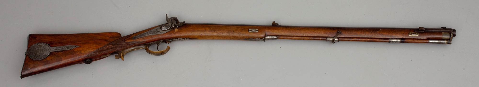 SLAGLÅSGEVÄR, Christoph Funk in Suhl, Tyskland 1800-talets mitt.