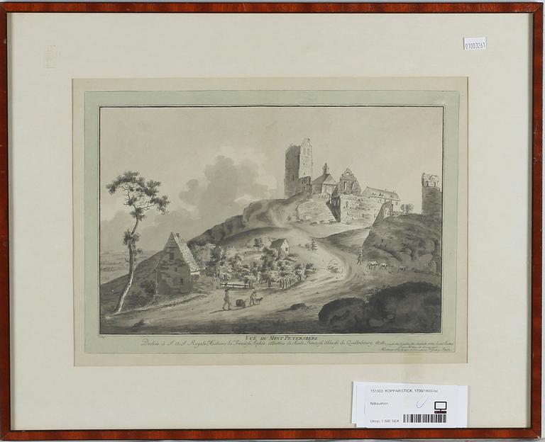 KOPPARSTICK, 1700/1800-tal.