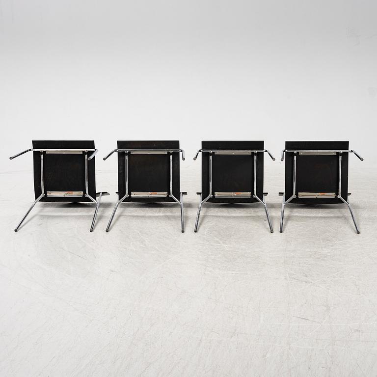 A set of four 'Campus' chairs by Johannes Foersom & Peter Hiort-Lorenzen for Lammhults, designed 1992.