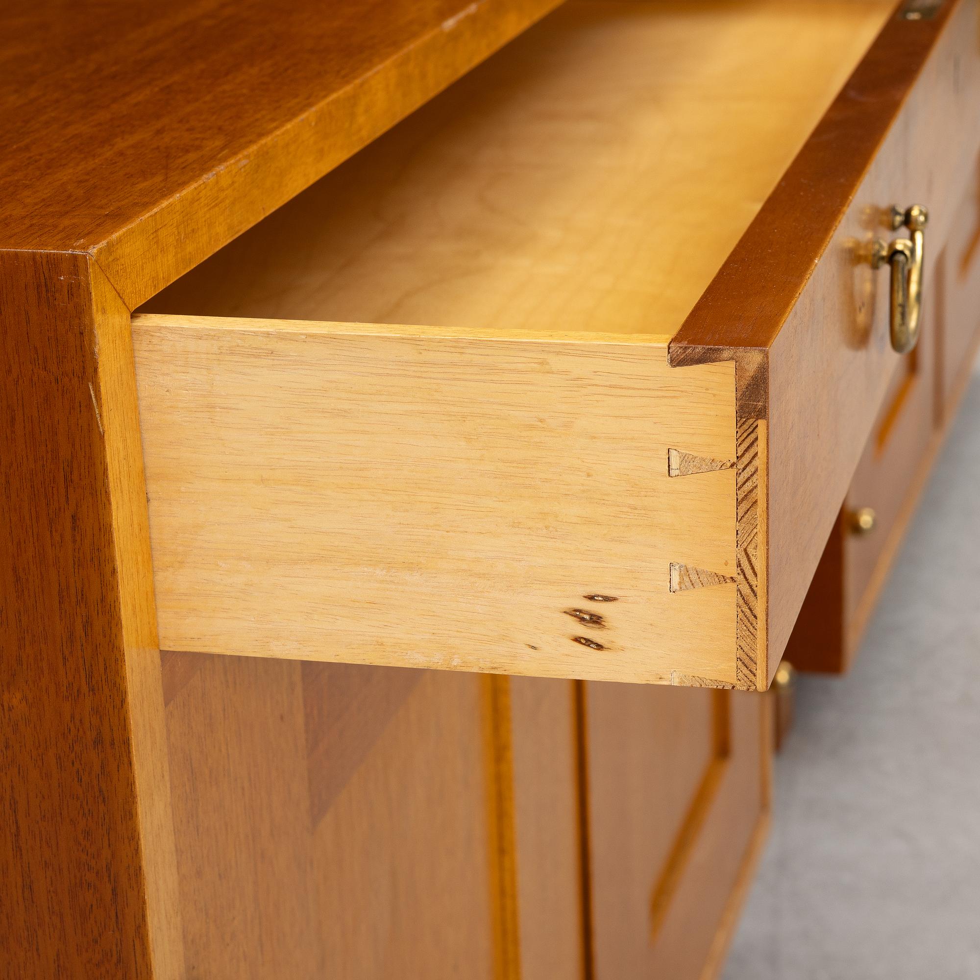 Josef Frank, two model B2112 bookcases, Firma Svenskt Tenn, Sweden, before 1985.
