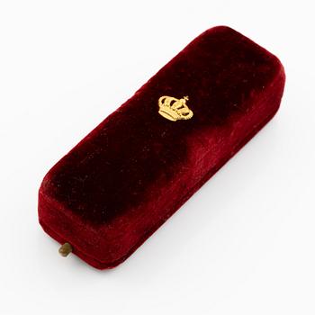 Royal honour gift with Queen Sofia's (1836-1913) diamond monogram.