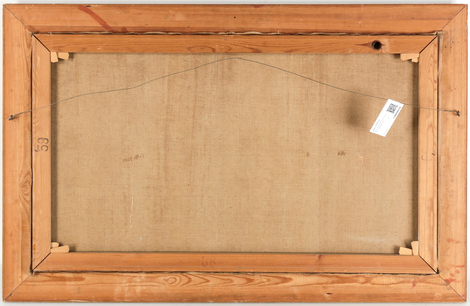 WIM VAN NORDEN, olja på duk, signerad.