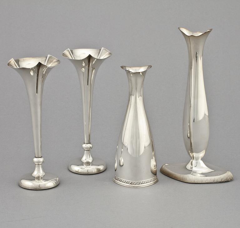 VASER, 4 st, silver, 1900-tal.