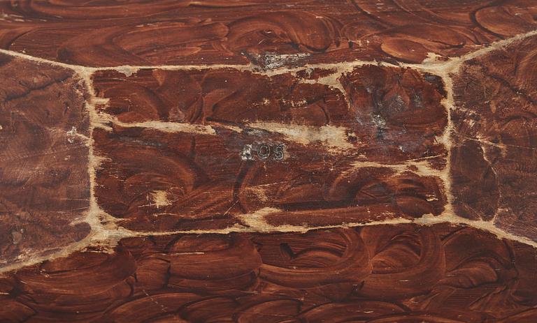 a wooden bowl from the 19th century.