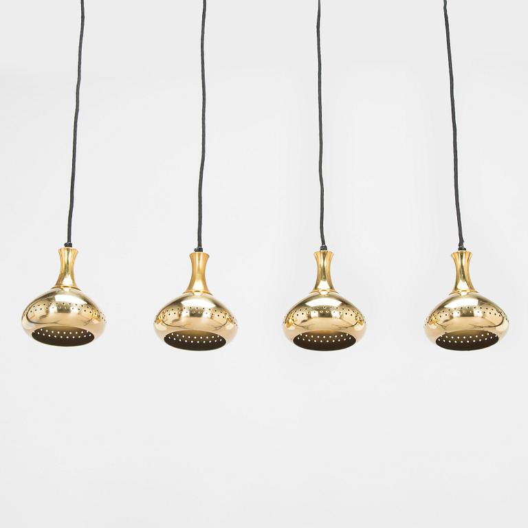 Hans-Agne Jakobsson, four pendant lamps, Markaryd, late 20th century.