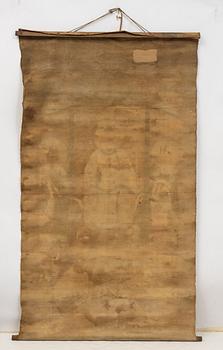 A Tibetan thangka, 20th century.