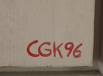 C GÖRAN KARLSSON. Olja på duk. Sign CGK o dat -96.