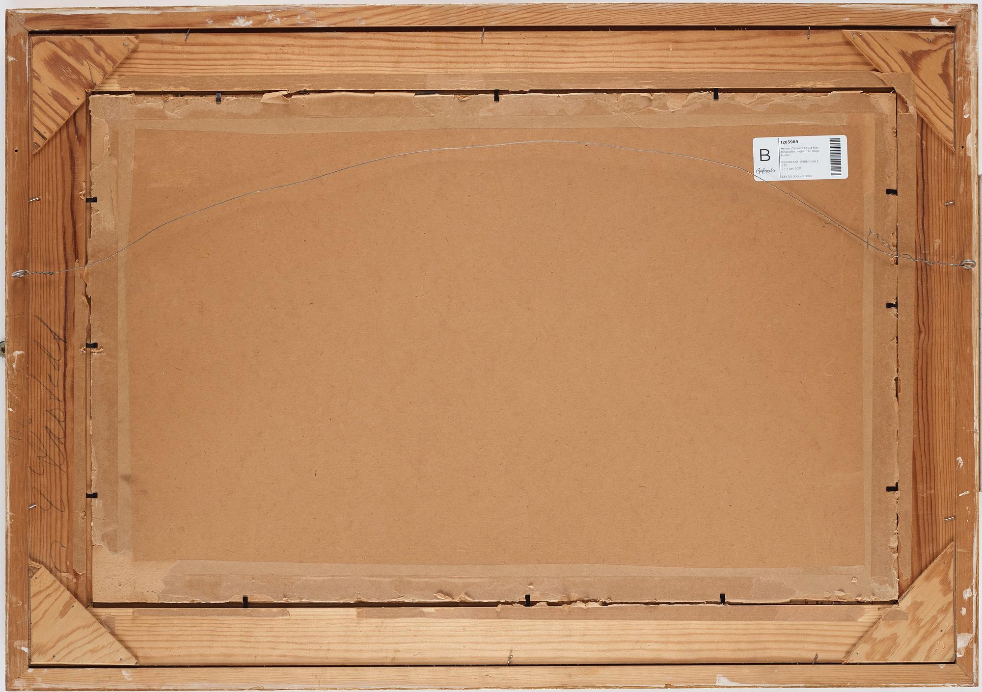 Helmer Osslund, View from Ringkallen, scene from The High Coast in the north of Sweden.