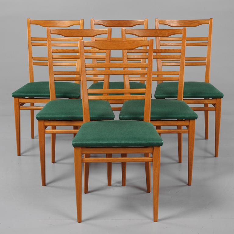 MATSALSGRUPP, 7 delar, Carl Malmsten, Åfors möbelfabrik, 1900-talets andra hälft.