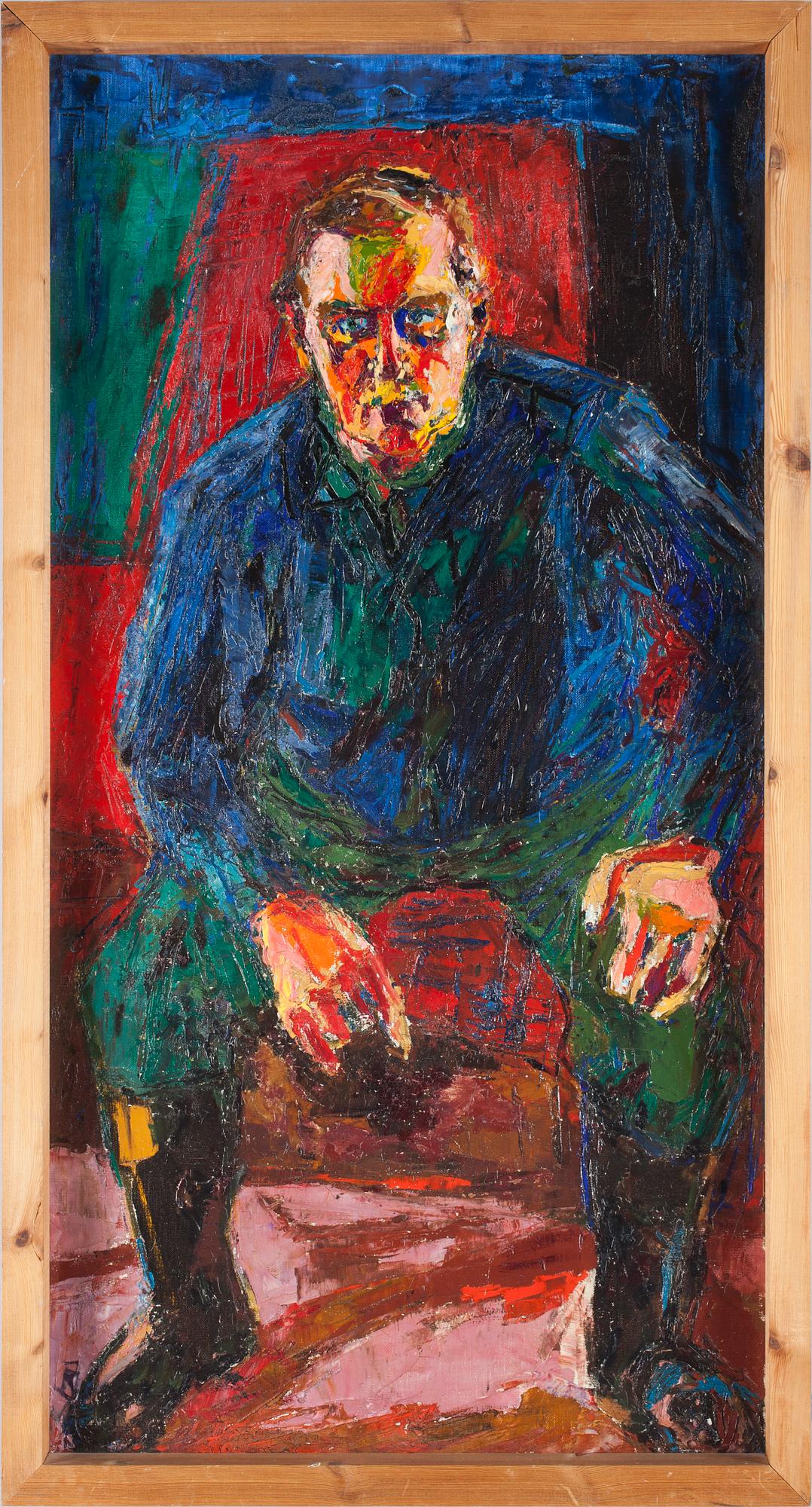 RAGNAR JOHANSSON, olja på duk, monogramsign.